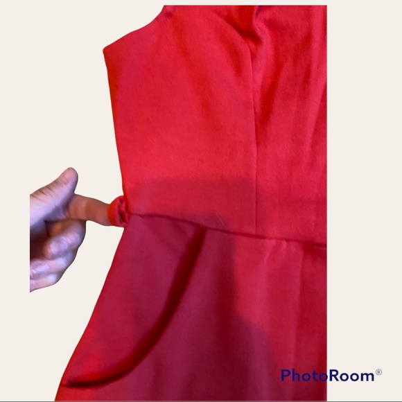 Y2K Seduction Mini Dress β Red, Empire Waist, Size Small π₯ - Picture 4 of 6